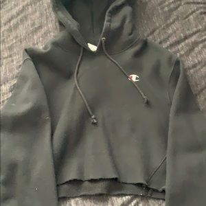 Cropped champion sweatshirt